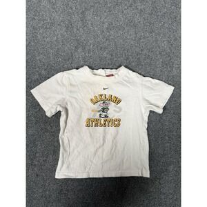 Vintage Nike Team MLB Oakland Athletics Stomper Mascot Tee Baby Size 18 Months